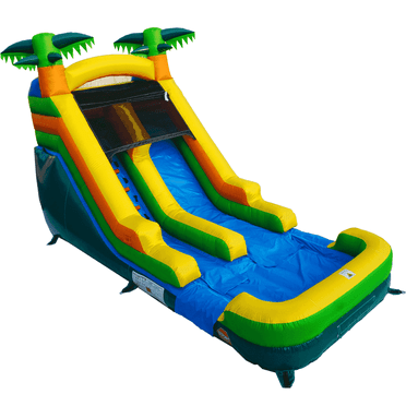 Hapcap Inflatable Semi Commercial Water Slide Bounce House with Air Blower, Large Slide Big Kids,Outdoor