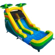 Hapcap Inflatable Semi Commercial Water Slide Bounce House with Air Blower, Large Slide Big Kids,Outdoor