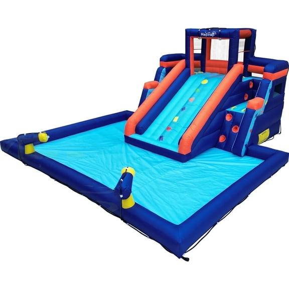 Hapcap Inflatable Water Park Slide for Kids Backyard Summer Outdoors,14.6'x 14.4'