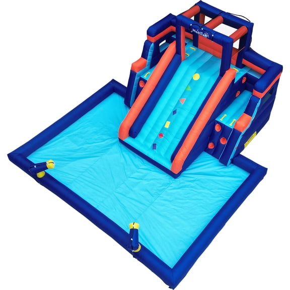 Hapcap Inflatable Water Park Slide for Kids, Backyard Summer Outdoors
