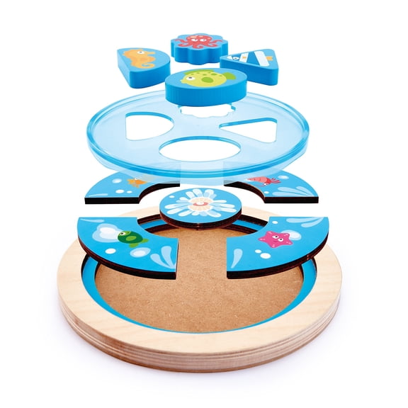 Hape Deep Sea Discovery Puzzle Game, Multicolor, 5'' x 2''