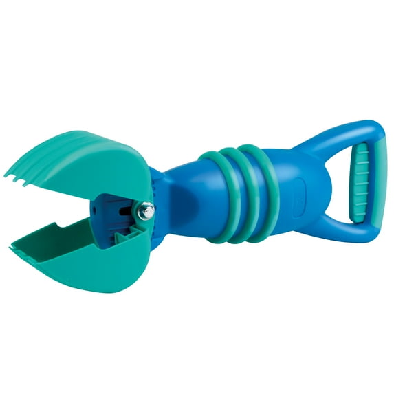 Hape: Grabber - Blue - Sand & Beach Toy, Squeeze-Powered, Grab & Move Dirt Or Sand, Dig Holes, Improve Dexterity, Large Size, Kids & Toddlers Ages 2+