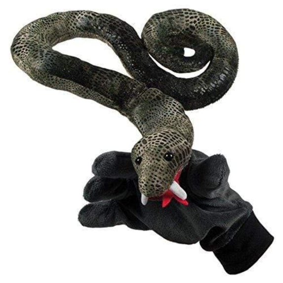 Hape Hape Snake Glove Puppet, Dark Gray