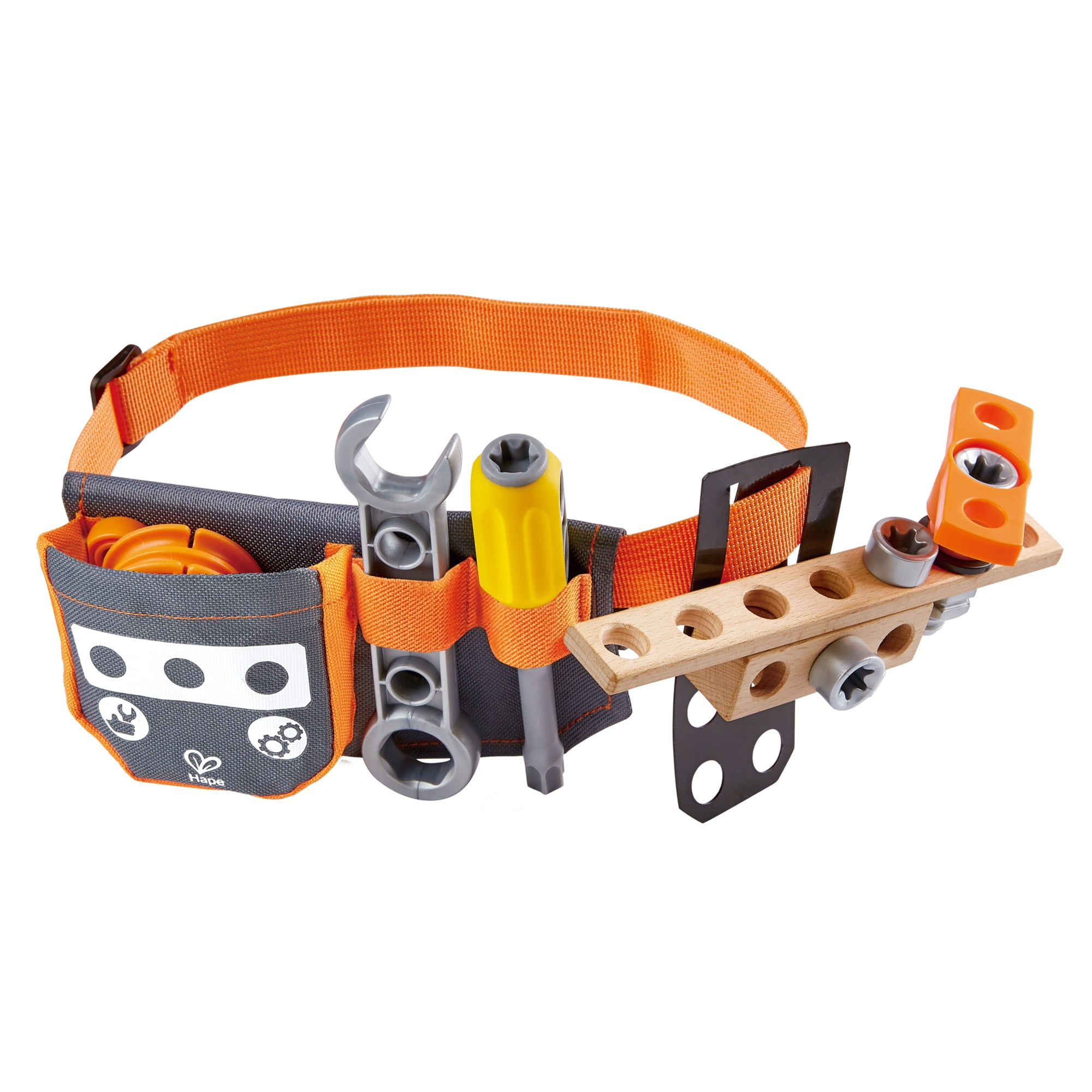 Hape Junior Inventor Scientific Tool Belt, 19 Pieces