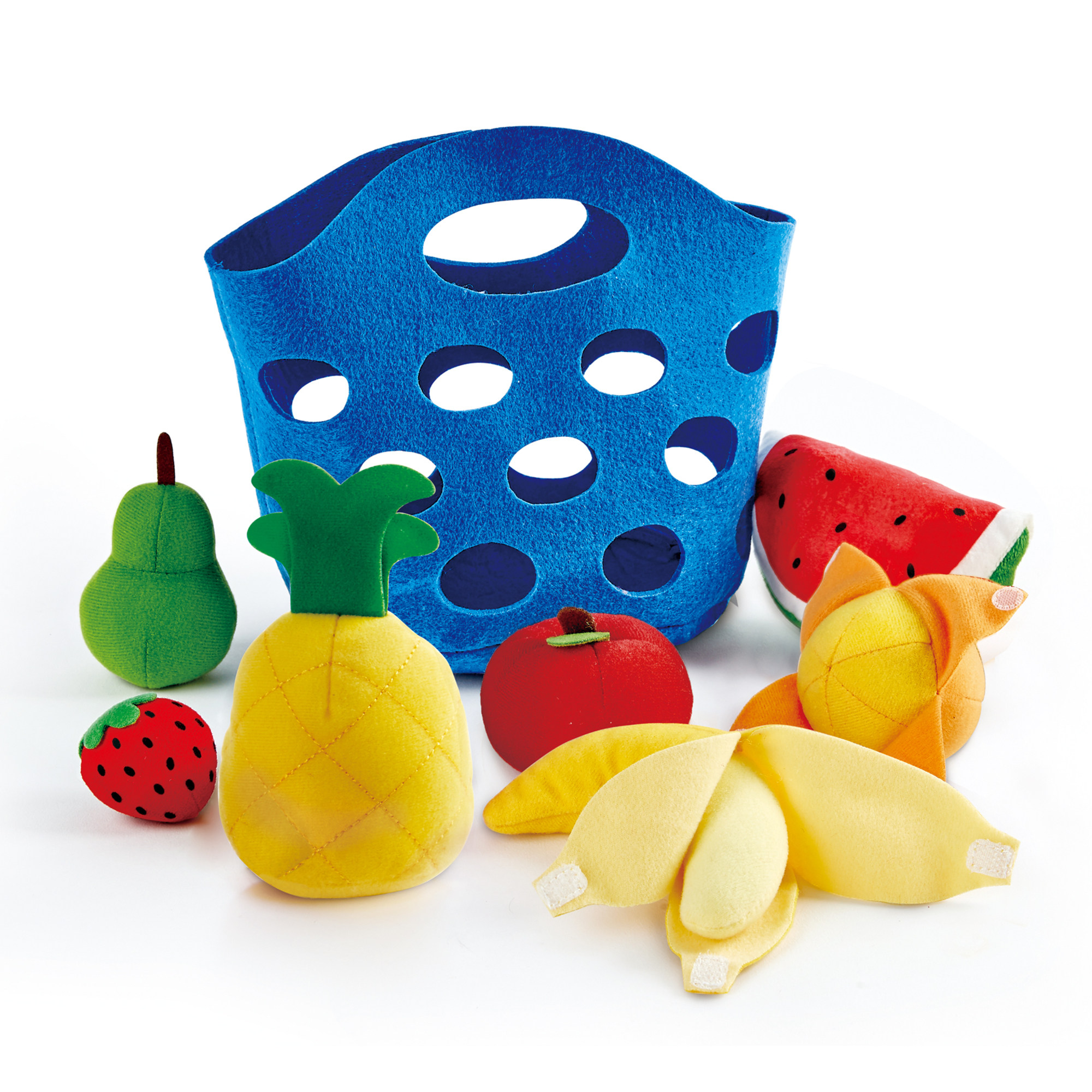 Hape Kitchen Fruit Basket Food Playset, 8 Pieces - image 1 of 5