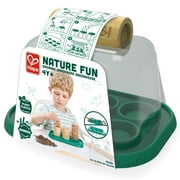 Hape Nature Fun - Growing Gardeners Greenhouse - Wooden Plant Growing Kit, Gardening Science, STEM Project Activity, Planting Tool, Kids Ages 4+