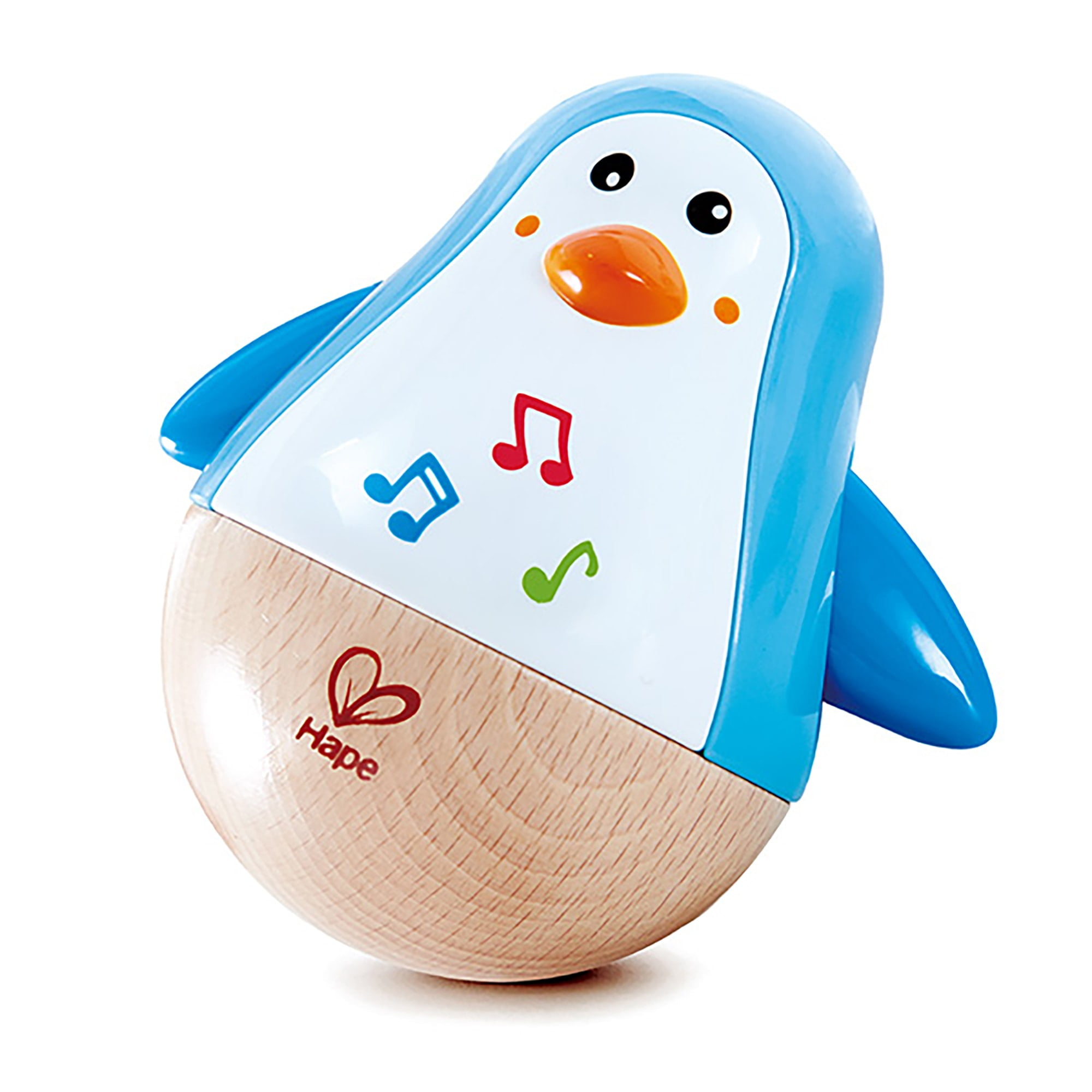 Hape Penguin Musical Wobbler W Tinkling Sounds Moving Arms As It Waddles