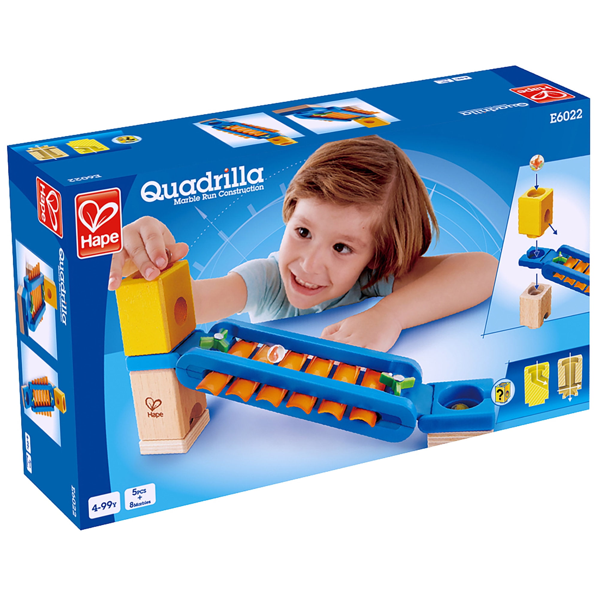 Hape: Quadrilla Sonic Playground - 15 pc Wooden Toy Accessory, 6 Blocks, 8 Marbles, 1 Xylophone, For Use With Quadrilla Marbel Runs, Kids Ages 4+ Hape: Quadrilla Sonic Playground - 15 pc Wooden Toy Accessory, 6 Blocks, 8 Marbles, 1 Xylophone, For Use With Quadrilla Marbel Runs, Kids Ages 4+
