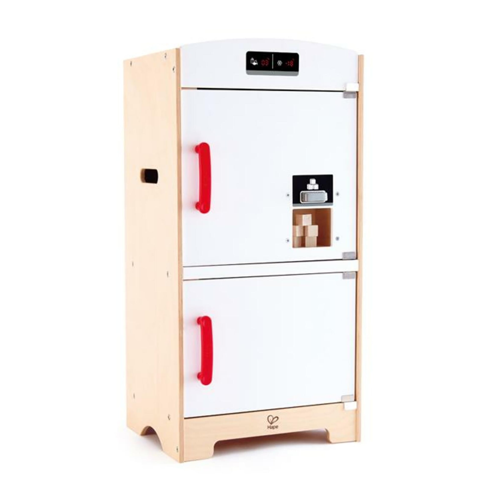  Dollhouse Wooden White Fridge Freezer with Drawer Miniature  Kitchen Furniture : Toys & Games