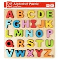 Hape Wooden Alphabet Educational Learning Puzzle for Kids Ages 3 ...