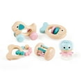 thumbnail image 1 of Hape: Wooden Multi-Stage Sensory 5 PC Gift Set for Infant, Baby & Toddler, 1 of 5