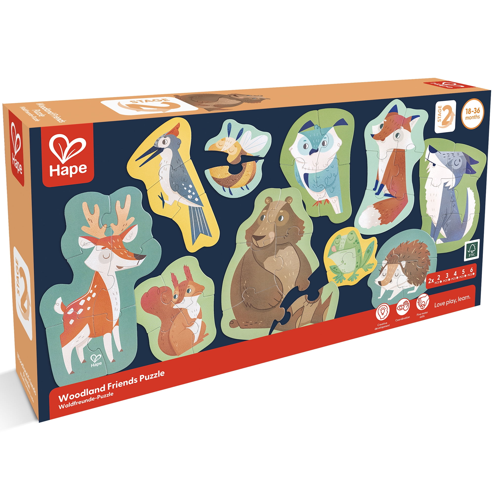 Hape-Woodland-Friends-Puzzle-