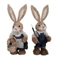 thumbnail image 1 of Hapeisy Bunny Decoration, Easter Home Decor, Set of 2, 1 of 9