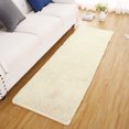 thumbnail image 1 of Haperlare 2' x 8' Beige Fuzzy Shaggy Runner Rug Fluffy Indoor Runner Rug Luxury Shag Carpets Home Decor Rugs for Bedrooms Living Room, 1 of 5