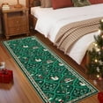 thumbnail image 1 of Haperlare 2'x6' Christmas Runner Rugs Washable Rug Christmas Tree Decorative Accent Carpet, Soft Non-Slip Low Pile Indoor Floor Mat for Hallway Bedroom Kitchen, Green, 1 of 8