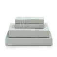 thumbnail image 1 of Haperlare 4 Pcs 100% Bamboo Bed Sheets Set for Queen Size Bed Cooling Sheets with 16 inch Deep Pocket Hotel Luxury, Light Gray, 1 of 9