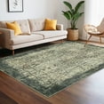 thumbnail image 1 of Haperlare 5'x7' Modern Abstract Area Rug for Living Room, Washable Rug Non Slip Non Shedding Carpet Low Pile Indoor Mat for Bedroom Home Office, Green, 1 of 8