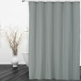 Haperlare 72"W x 72"L Gray Shower Curtain or Liner Farmhouse Waterproof