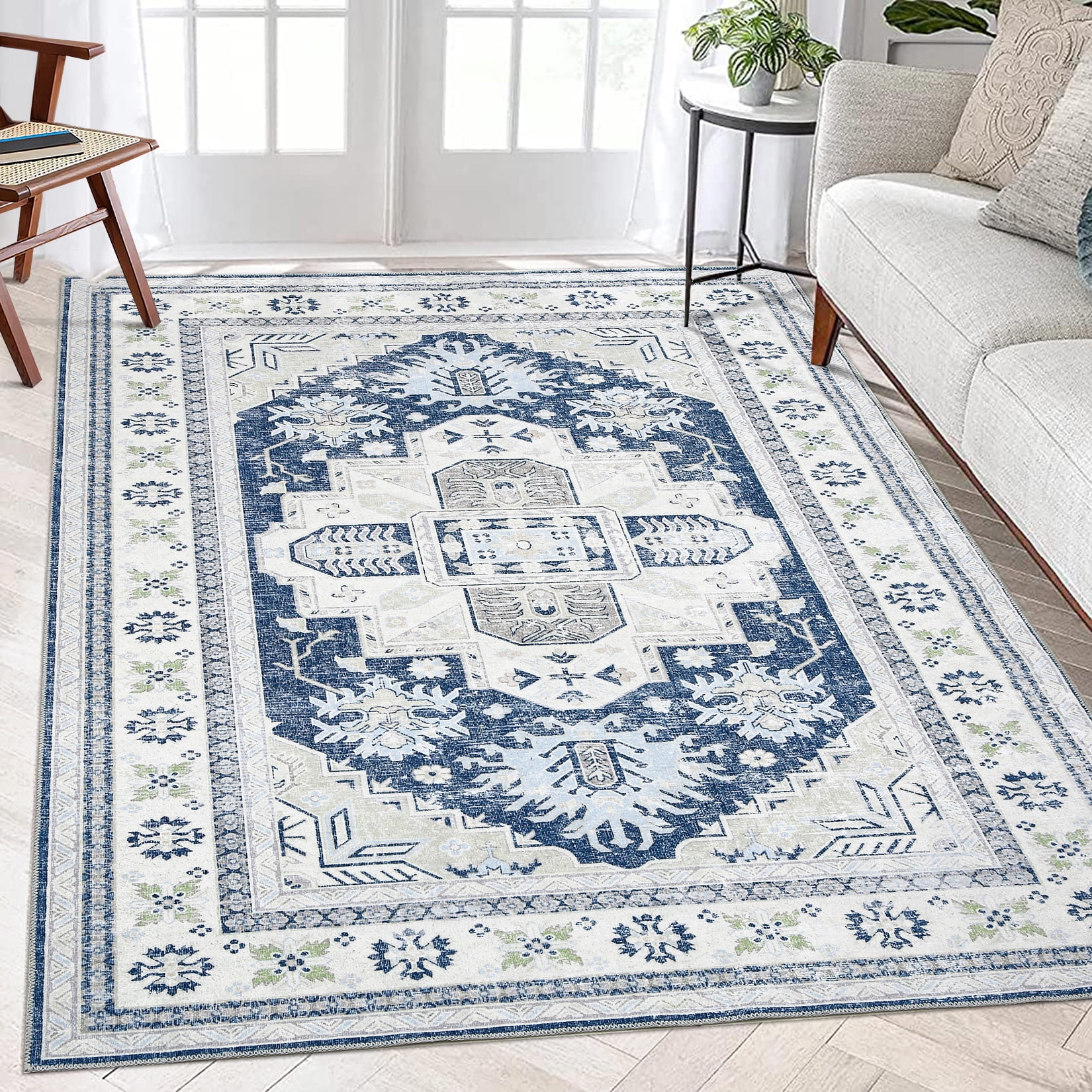 Haperlare 8 x 10 Area Rugs for Bedroom Living Room Boho Washable Rug