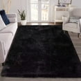 thumbnail image 1 of Haperlare Area Rug Extra Large 8'x10' Fluffy Rugs Shag Rugs for Living Room Bedroom Furry Rugs Shaggy Rug Home Decor Rug Carpets, Black, 1 of 7