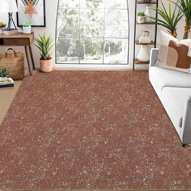 Haperlare Area Rug Modern Solid Textured Area Rugs Stain