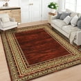 thumbnail image 1 of Haperlare Area Rugs for Living Room Washable Ultra-Thin Contemporary Distressed Rugs for Family Room Nursery,9'x12' Red, 1 of 7