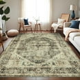 thumbnail image 1 of Haperlare Bohemian Area Rugs for Living Room 10'x13' Washable Rugs for Bedroom Large Non Shedding Brown Home Office Carpet, 1 of 7