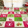 thumbnail image 1 of Haperlare Christmas Area Rug 4 x 6 FT Merry Christmas Bedroom Living Room Rug for Xmas Holiday Decoration Non-Slip Festive Colorful Washable Rug, 1 of 5