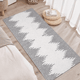 thumbnail image 1 of Haperlare Geometric Runner Rugs for Hallway Modern Stripe Washable Low Pile Entryway Runner Rug Laundry Rugs,Cream,2'x6', 1 of 1