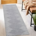 thumbnail image 1 of Haperlare Geometric Runner Rugs for Hallway Modern Stripe Washable Low Pile Entryway Runner Rug Laundry Rugs,Grey,2'x6', 1 of 1