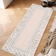 thumbnail image 1 of Haperlare Geometric Runner Rugs for Hallway Non Slip Low Pile Entryway Rugs Indoor Floor Mat 2'x6',Beige, 1 of 6