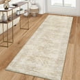thumbnail image 1 of Haperlare Geometric Washable Runner Rugs for Hallway Non Slip Soft Laundry Room Runner Rug for Entryway Beige Indoor Floor Mat,2'x6', 1 of 7