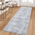 thumbnail image 1 of Haperlare Geometric Washable Runner Rugs for Hallway Non Slip Soft Laundry Room Runner Rug for Entryway Grey Indoor Floor Mat,2'x6', 1 of 7