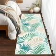 thumbnail image 1 of Haperlare Large Area Rug 8' x 10' Rug for Dining Room Washable Leaf Printed Rug for Bedroom Green, 1 of 7