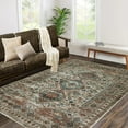 thumbnail image 1 of Haperlare Machine Washable Rug for Living Room 8'x10' Vintage Area Rug Boho Indoor Large Area Rug Persian Carpet for Bedroom Kids Room Home Office, Brown, 1 of 8