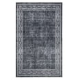 thumbnail image 1 of Haperlare Modern Bordered Rug 4x6 Contemporary Bordered Area Rug for Living Room Washable Area Rug Retro Accent Rug for Bedroom Nursery Dining Room, Gray, 1 of 6