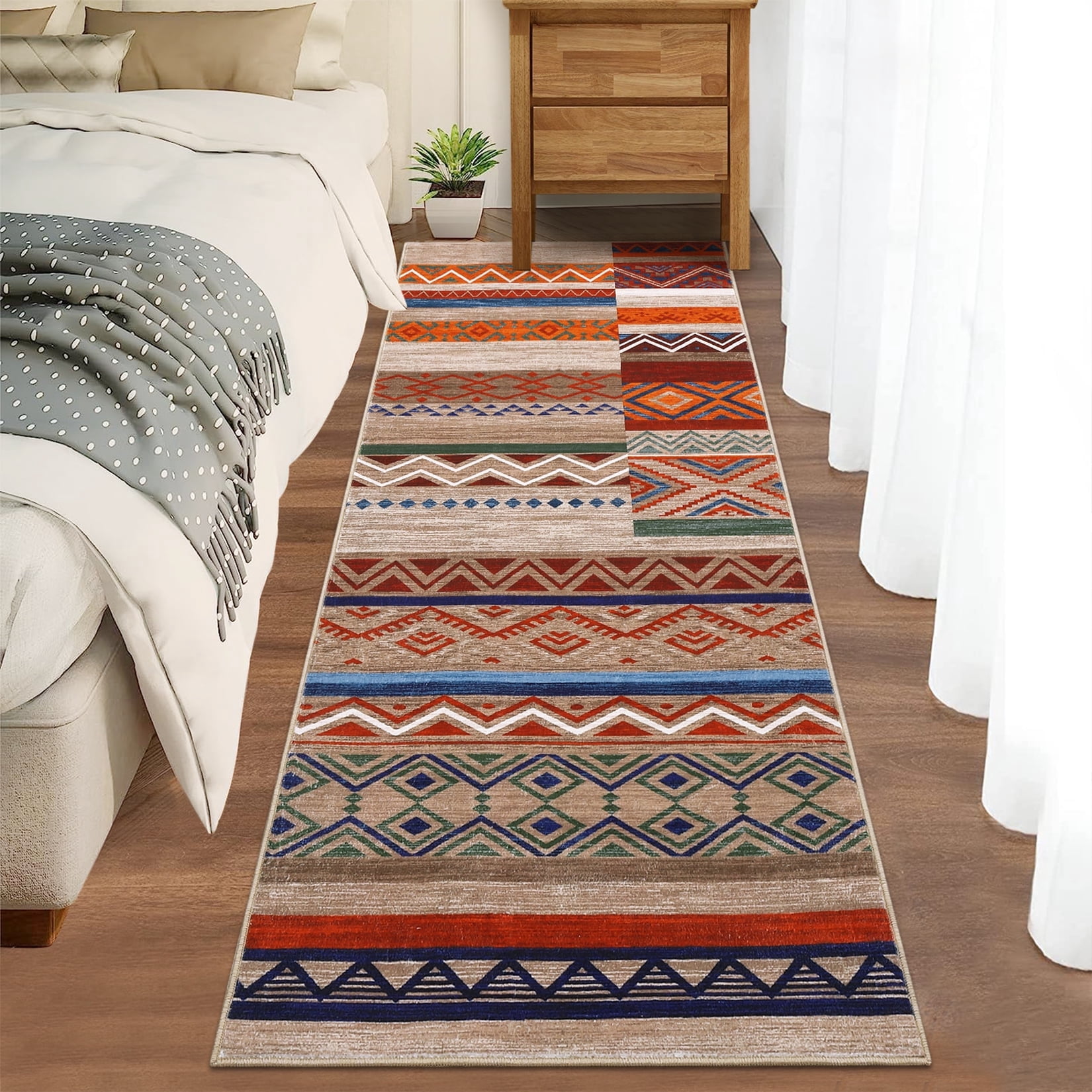 Haperlare Rug Runner 2'x6' Entryway Geometric Area Rugs for Hallway ...