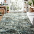 thumbnail image 1 of Haperlare Rugs Modern Abstract Washable Area Rugs for Bathroom Ultra-Thin Stain-Resistant Rugs for Kitchen Dining Room 5'x7' Blue Grey Indoor Floor Rug, 1 of 7