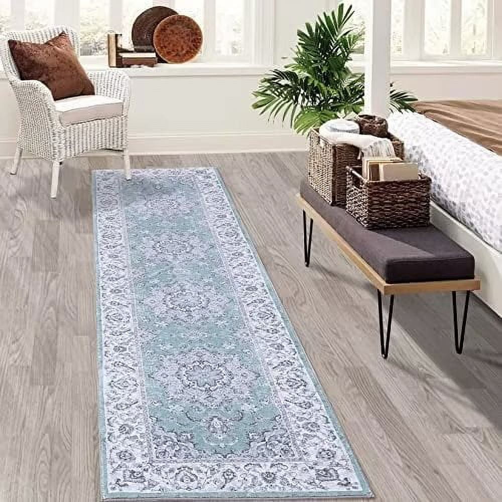 Haperlare Runner Rug 2 x 8 Ft Boho Rug Stain Resistant Vintage Area Non ...