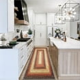 thumbnail image 1 of Haperlare Runner Rug Living Room Washable Rug Braided Print Boho Accent Floor Covers Modern Geometric Area Carpet for Bedroom Kirtchen, 2' x 8' Red, 1 of 7