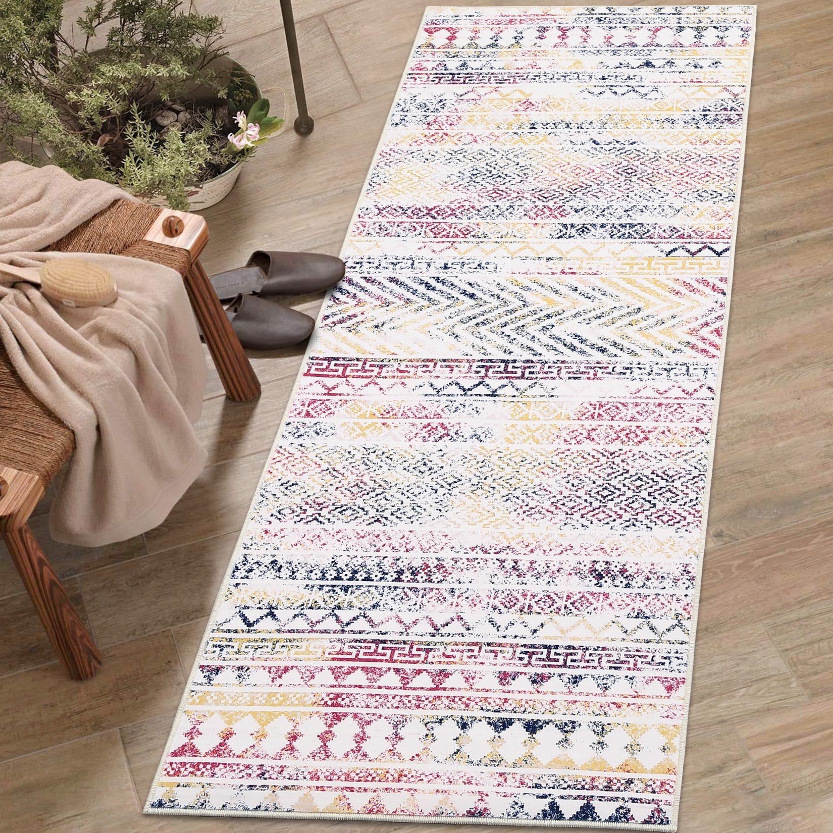 Runner Rugs Riyadh Haperlare Runner Rugs Washable Oriental Geometric Rug Runner Rugs for ...