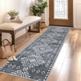 thumbnail image 1 of Haperlare Runner Rugs for Hallway Machine Washable Non Slip Geometric Entryway Rugs for Laundry Indoor Floor Grey Rug,2'x6', 1 of 7