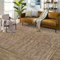 thumbnail image 1 of Haperlare Solid Machine Washable Area Rug Soft Low-Pile Modern Rug Non-Slip Throw Indoor Carpet for Living Room Bedroom, 5' x 7' Brown, 1 of 7