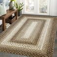 thumbnail image 1 of Haperlare Vintage Braided Area Rug Washable Rug Boho Geometric Print Rug Non-Slip Foldable Throw Carpet Ultra Soft Lightweight Thin Rug, 4' x 6' Beige, 1 of 7