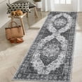 thumbnail image 1 of Haperlare Vintage Runner Rugs for Hallway Bohemian Machine Washable Non Slip Laundry Entryway Runner Rug, Grey Indoor Floor Rugs,2'x6', 1 of 7