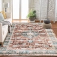thumbnail image 1 of Haperlare Washable Area Rug Boho Vintage Rug Oriental Medallion Area Rug Stain-Resistant Non Shedding Rug Living Room Bedroom Soft Accent Rug, 9' x 12' Red, 1 of 7