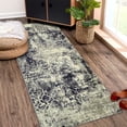 thumbnail image 1 of Haperlare Washable Runner Rugs for Hallway Entryway Low Pile Non Slip Modern Abstract Laundry Runner Rug Black Geometric Rug,2'x6', 1 of 7