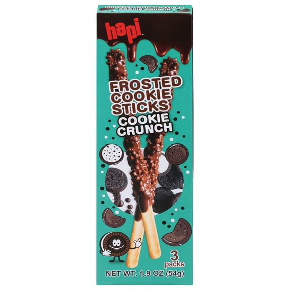 Hapi Crunchy Sticks Frosted Cookies 1.9 oz (Pack of 16)