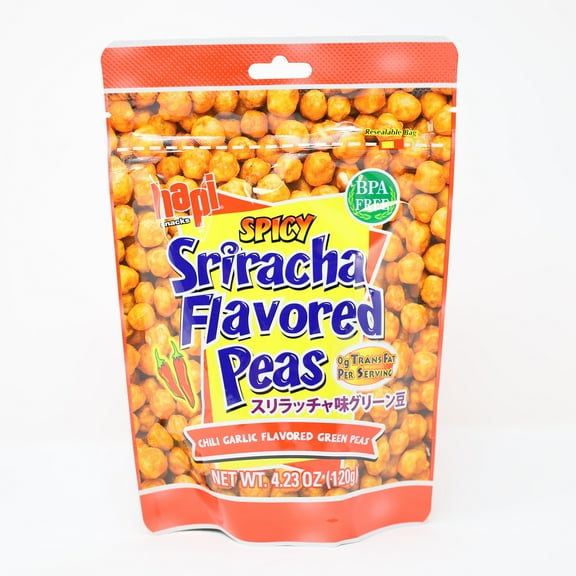 Hapi Snack Spicy Sriracha Flavored Peas 4.23oz/120g