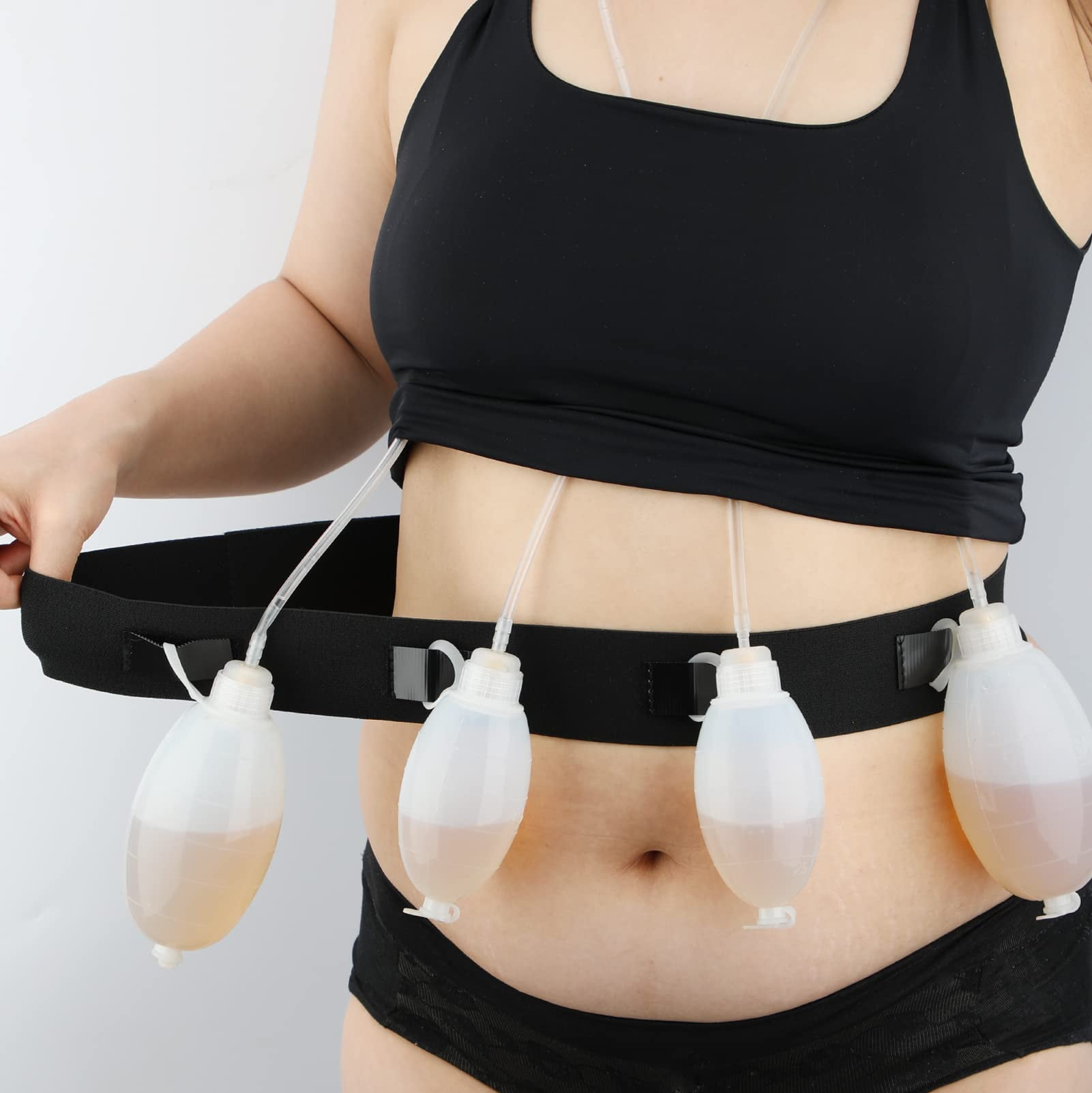 HapiPoppy Drain Bulb Holder after Tummy Tuck Adjustable JP Drain Waist